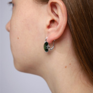 Серьги из Серебра 925 Приволжский ювелир арт. 331250-FA22, Родирование.