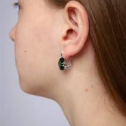 Серьги из Серебра 925 Приволжский ювелир арт. 331250-FA22, Родирование.