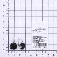 Серьги из Серебра 925 Приволжский ювелир арт. 331250-FA22, Родирование.