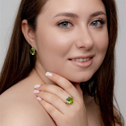 Серьги из Серебра 925 Приволжский ювелир арт. 331250-FA70, Родирование.