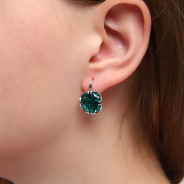 Серьги из Серебра 925 Приволжский ювелир арт. 331250-FA78, Родирование.