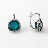 Серьги из Серебра 925 Приволжский ювелир арт. 331250-FA78, Родирование.