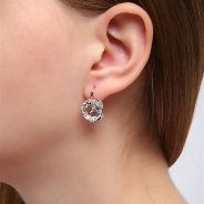 Серьги из Серебра 925 Приволжский ювелир арт. 331250-GH, Родирование.