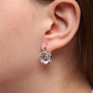 Серьги из Серебра 925 Приволжский ювелир арт. 331250-GH, Родирование.