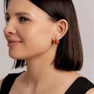 Серьги из Серебра 925 Приволжский ювелир арт. 331250-KR26, Родирование.