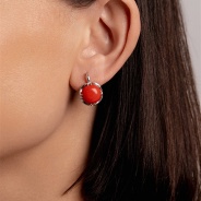 Серьги из Серебра 925 Приволжский ювелир арт. 331250-KR26, Родирование.