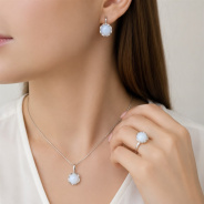 Серьги из Серебра 925 Приволжский ювелир арт. 331250-NF07, Родирование.