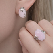 Серьги из Серебра 925 Приволжский ювелир арт. 331930-KR46, Родирование.