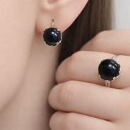 Серьги из Серебра 925 Приволжский ювелир арт. 333149-AG73, Оксид.