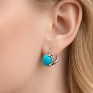 Серьги из Серебра 925 Приволжский ювелир арт. 333149-BZ, Оксид.