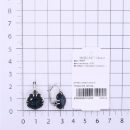 Серьги из Серебра 925 Приволжский ювелир арт. 333250-FA77, Оксид.
