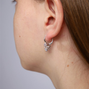 Серьги из Серебра 925 Приволжский ювелир арт. 341098-FA11, Родирование.