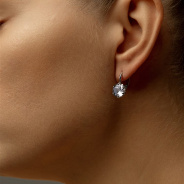 Серьги из Серебра 925 Приволжский ювелир арт. 341098-FA11, Родирование.