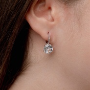 Серьги из Серебра 925 Приволжский ювелир арт. 341098-GH, Родирование.