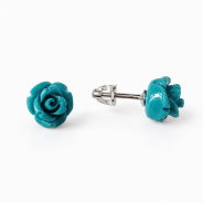 Серьги из Серебра 925 Приволжский ювелир арт. 341440-KR55, Родирование.