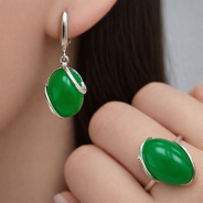 Серьги из Серебра 925 Приволжский ювелир арт. 341902-AG22, Родирование.