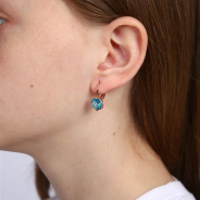 Серьги из Серебра 925 Приволжский ювелир арт. 342098-FA15, Золочение в два слоя.