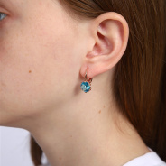 Серьги из Серебра 925 Приволжский ювелир арт. 342098-FA15, Золочение в два слоя.