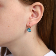 Серьги из Серебра 925 Приволжский ювелир арт. 342098-FA15, Золочение в два слоя.