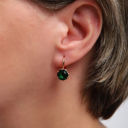 Серьги из Серебра 925 Приволжский ювелир арт. 342098-FA22, Золочение в два слоя.