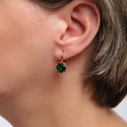 Серьги из Серебра 925 Приволжский ювелир арт. 342098-FA22, Золочение в два слоя.