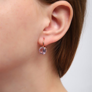 Серьги из Серебра 925 Приволжский ювелир арт. 342098-FA46, Золочение в два слоя.