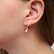 Серьги из Серебра 925 Приволжский ювелир арт. 342098-FA46, Золочение в два слоя.