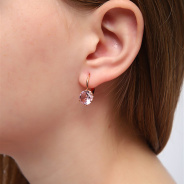 Серьги из Серебра 925 Приволжский ювелир арт. 342098-FA46, Золочение в два слоя.