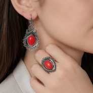 Серьги из Серебра 925 Приволжский ювелир арт. 343660-KR26, Оксид.