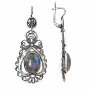 Серьги из Серебра 925 Приволжский ювелир арт. 343660-LB, Оксид.