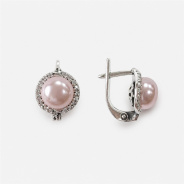 Серьги из Серебра 925 Приволжский ювелир арт. 343766-FA11ZM46, Оксид.