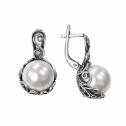 Серьги из Серебра 925 Приволжский ювелир арт. 343827-ZM07, Оксид.