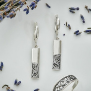 Серьги из Серебра 925 Приволжский ювелир арт. 343933, Оксид.