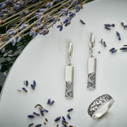 Серьги из Серебра 925 Приволжский ювелир арт. 343933, Оксид.