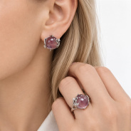 Серьги из Серебра 925 Приволжский ювелир арт. 351066-FA11FL, Родирование.