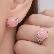 Серьги из Серебра 925 Приволжский ювелир арт. 351066-FA11KR46, Родирование.