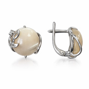 Серьги из Серебра 925 Приволжский ювелир арт. 351066-FA11PM06, Родирование.