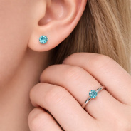 Серьги из Серебра 925 Приволжский ювелир арт. 351132-MS15, Родирование.