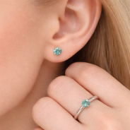 Серьги из Серебра 925 Приволжский ювелир арт. 351132-MS78, Родирование.