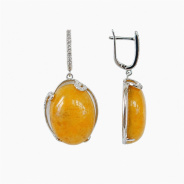 Серьги из Серебра 925 Приволжский ювелир арт. 351215-FA11ZD20, Родирование.