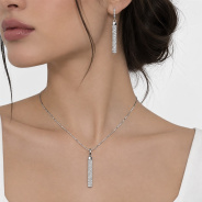 Серьги из Серебра 925 Приволжский ювелир арт. 351226-FA11, Родирование.