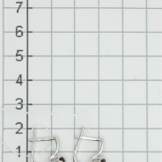 Серьги из Серебра 925 Приволжский ювелир арт. 351292-FA49, Родирование.