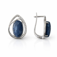 Серьги из Серебра 925 Приволжский ювелир арт. 351548-FA11KR15, Родирование.