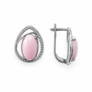 Серьги из Серебра 925 Приволжский ювелир арт. 351548-FA11KR46, Родирование.