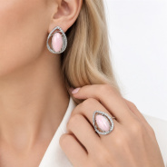 Серьги из Серебра 925 Приволжский ювелир арт. 351548-FA11KR46, Родирование.