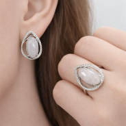 Серьги из Серебра 925 Приволжский ювелир арт. 351548-FA11RQ, Родирование.