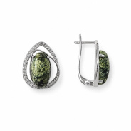 Серьги из Серебра 925 Приволжский ювелир арт. 351548-FA11ZV, Родирование.
