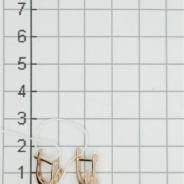 Серьги из Серебра 925 Приволжский ювелир арт. 352351-FA11, Золочение в два слоя.