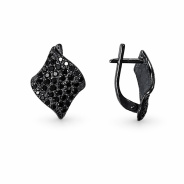 Серьги из Серебра 925 Приволжский ювелир арт. 354273-FA73, чёрный оксид.