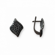 Серьги из Серебра 925 Приволжский ювелир арт. 354273-SH73, чёрный оксид.